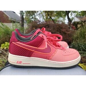 NWOB Nike Air Force 1 Fusion Atomic Red Shoes 488298-611 Sz 9 - 2013 Vintage